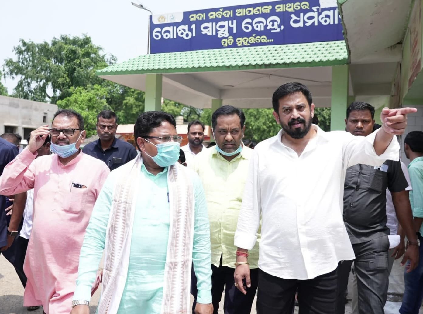 ଧର୍ମଶାଳା ଗୋଷ୍ଠି ସ୍ୱାସ୍ଥ୍ୟକେନ୍ଦ୍ରରେ ସ୍ୱାସ୍ଥ୍ୟ ମନ୍ତ୍ରୀଙ୍କ ସ୍ଥିତି ସମୀକ୍ଷା