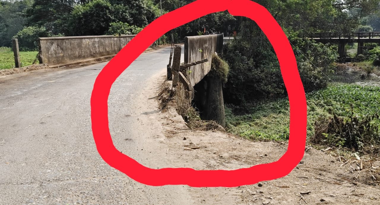 ନିର୍ବିକାର ପୂର୍ତ୍ତ ବିଭାଗ:ଦୁର୍ଘଟଣାକୁ ହାତଠାରି ଡାକୁଛି କାନ୍ତକାର ସେତୁ