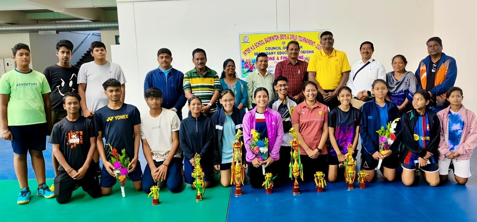 ଆନ୍ତଃ ଉଚ୍ଚ ମାଧ୍ଯମିକ ବ୍ୟାଡମିଣ୍ଟନ ପ୍ରତିଯୋଗିତା ଉଦଯାପିତ