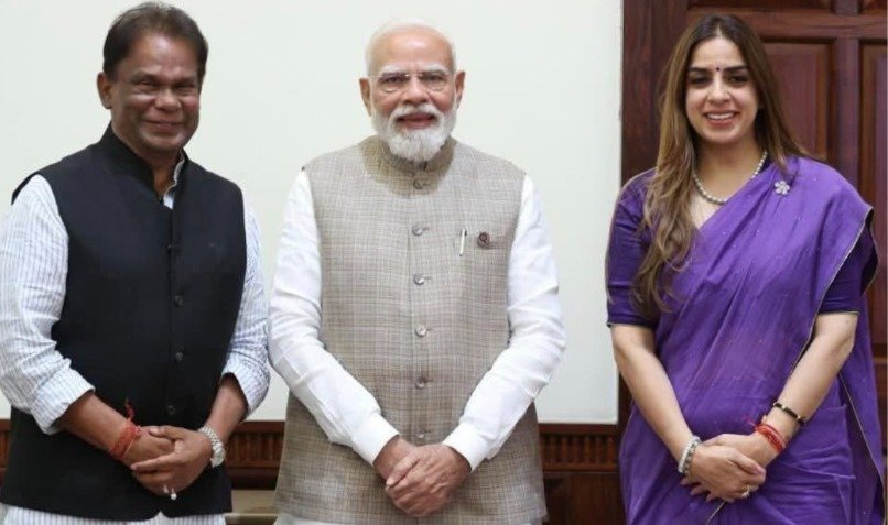 ପ୍ରଧାନମନ୍ତ୍ରୀ ମୋଦିଙ୍କୁ ଭେଟିଲେ ସାଂସଦ ଦିଲ୍ଲୀପ ରାୟ