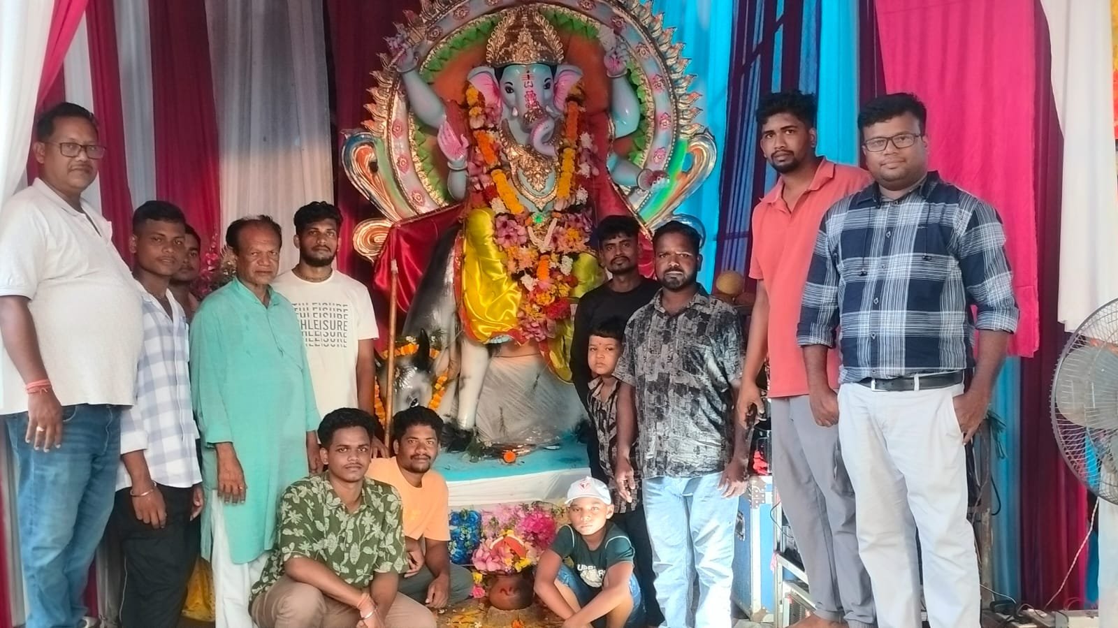 ଗଜାନନଙ୍କ ପୂଜା ଯୋଗୁଁ ଉତ୍ସବ ମୁଖର କୃଷ୍ଣପ୍ରସାଦ ଅଞ୍ଚଳ